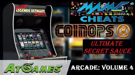 This build contains: 1896 Total Titles (1720 Arcade Titles / 16 Daphne Games / 54 Lightgun Games / 35 3 Player Games / 71 4 Player Games / Over 1,000 Cab Arts) Plus Screensavers and wallpaper for your ALU. . Coinopsx arcade v5 secret sauce edition